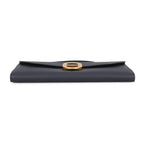Hermes Wallet Chaine D'ancre to Go Blue Indigo Gold Epsom — view 3