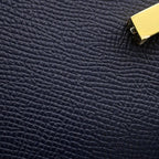 Hermes Wallet Chaine D'ancre to Go Blue Indigo Gold Epsom — view 8