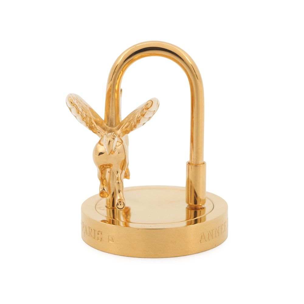 Hermes Cadena Annedans Pegasus Limited Charm Key Holder Keychain — view 2
