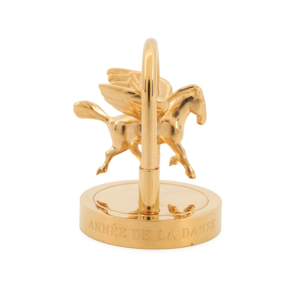 Hermes Cadena Annedans Pegasus Limited Charm Key Holder Keychain — view 3