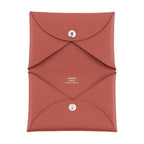 Hermes Card Case Calvi Brick Ever Color Business Holder — view 4