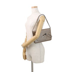 Hermes Shoulder Bag Envelope Gold Silver Chevre Misor — view 4