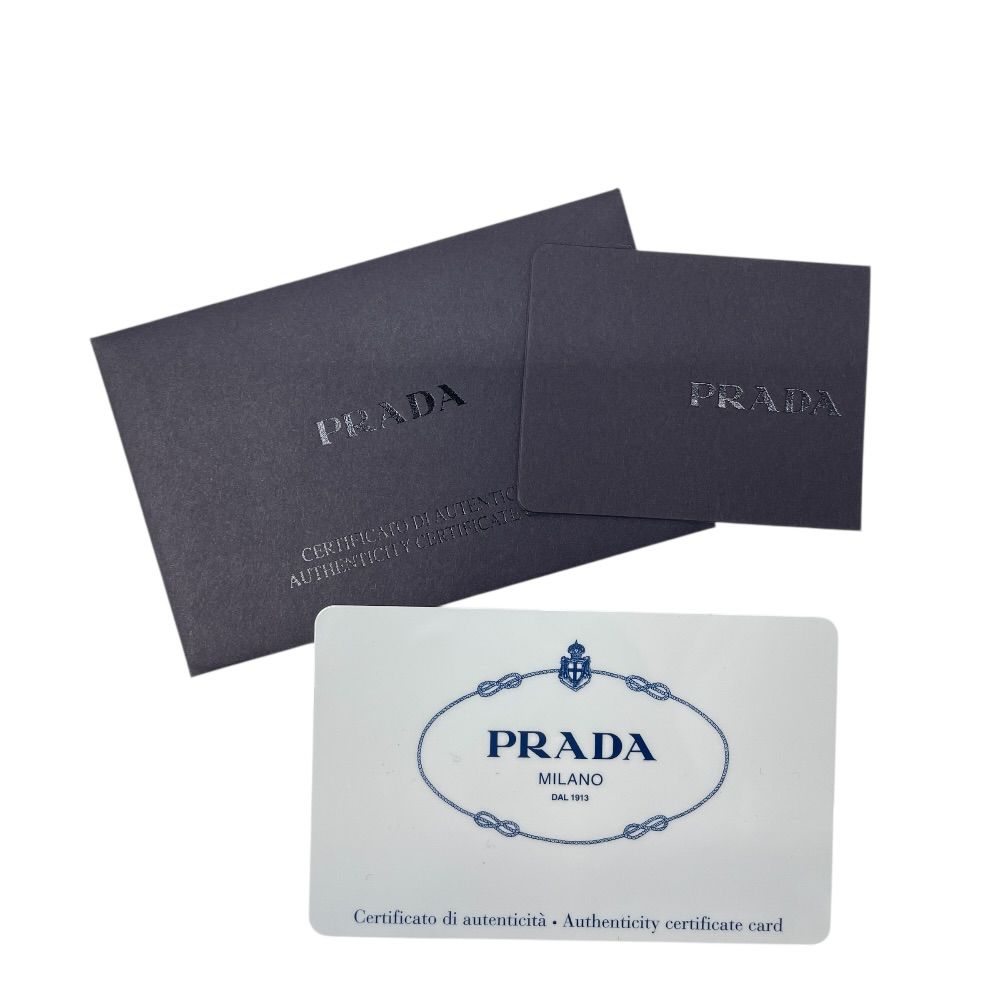 Prada Camouflage Nylon Pouch Makeup Black Triangle Plate Logo Sophistication — view 7