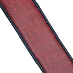Fendi FF Logo Leather Belt Silver Red Sophistication Presence Practical — view 4