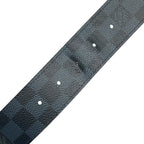 Louis Vuitton Damier Cobalt Azur Belt Silver Black Sophistication — view 7