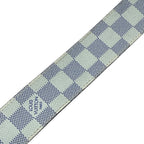 Louis Vuitton Damier Cobalt Azur Belt Silver Black Sophistication — view 6