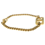 Dior CD Logo Chain Bracelet Gold — view 3