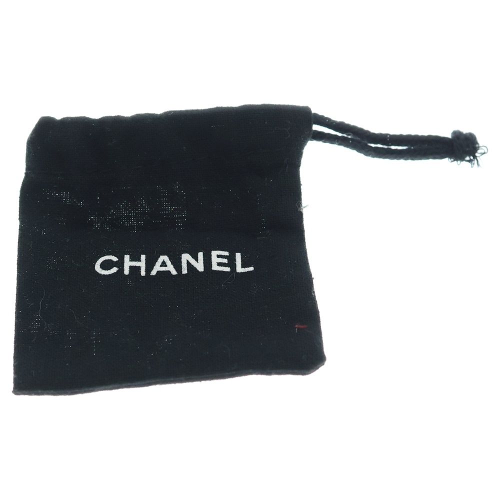 Chanel CC Logo Faux Pearl Rhinestone Earrings Silver — view 6
