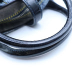Dior Double Saddle Bag Navy Denim Canvas — view 5