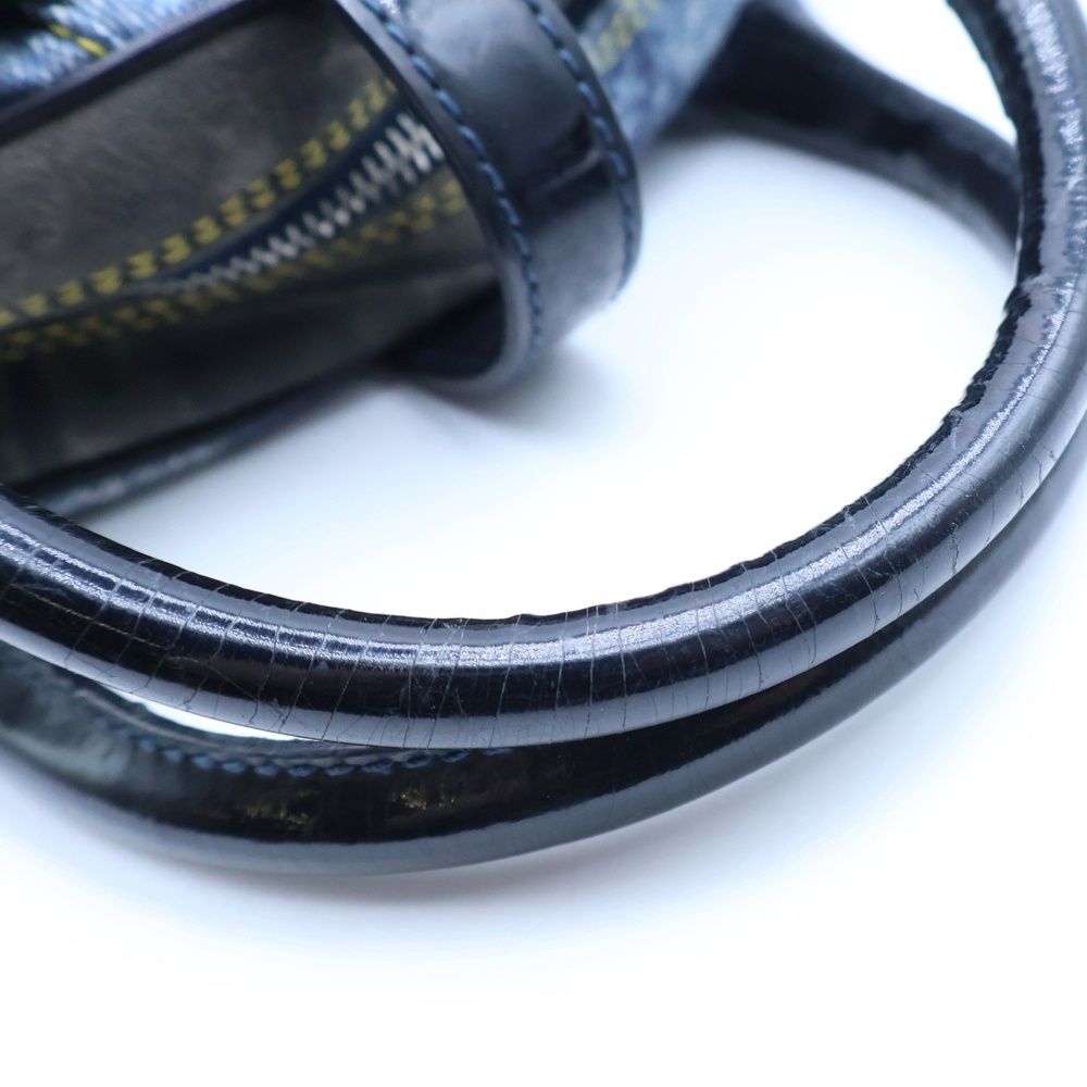 Dior Double Saddle Bag Navy Denim Canvas — view 5