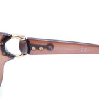 Gucci Temple Logo Gradient Sunglasses Eyewear — view 6
