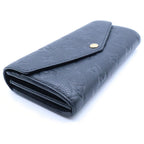 Louis Vuitton Monogram Empreinte Portefeuille Sarah Wallet Black Noir Leather — view 4