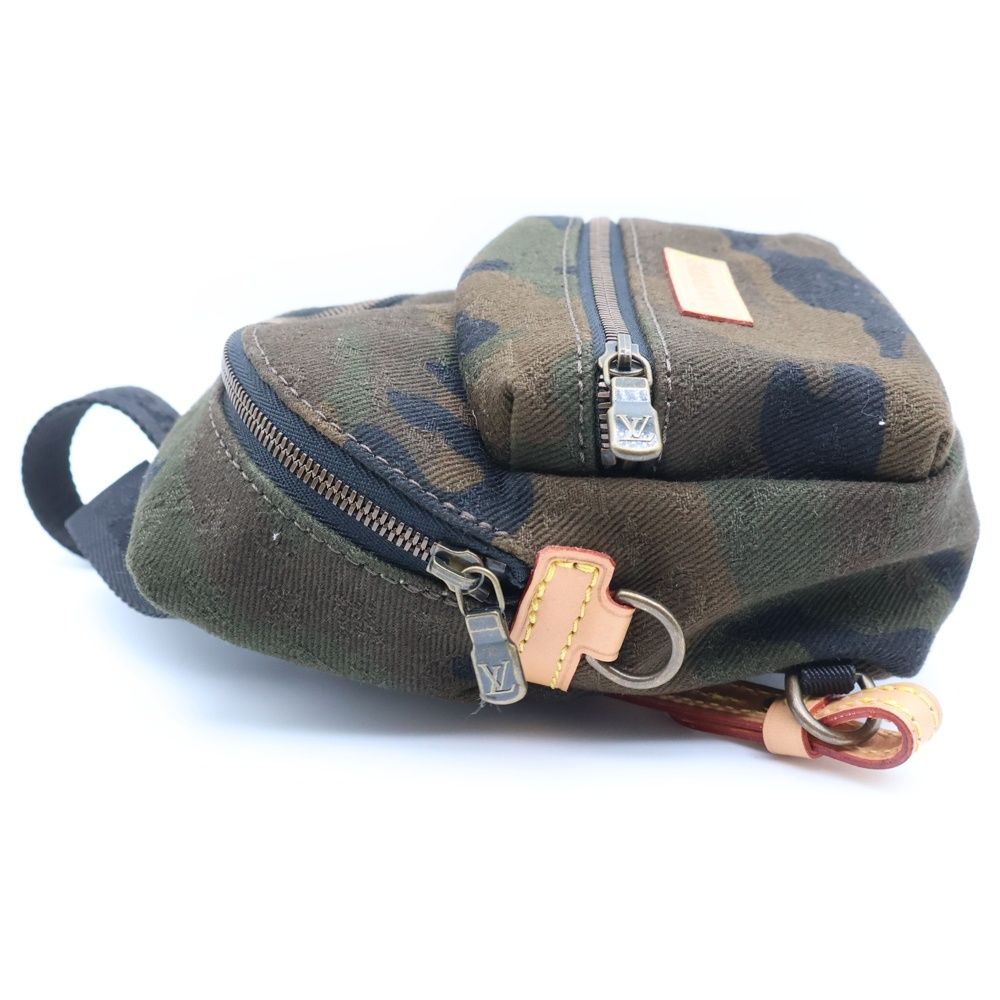 Louis Vuitton Supreme Apollo Nano Backpack Charm Camouflage Khaki — view 3