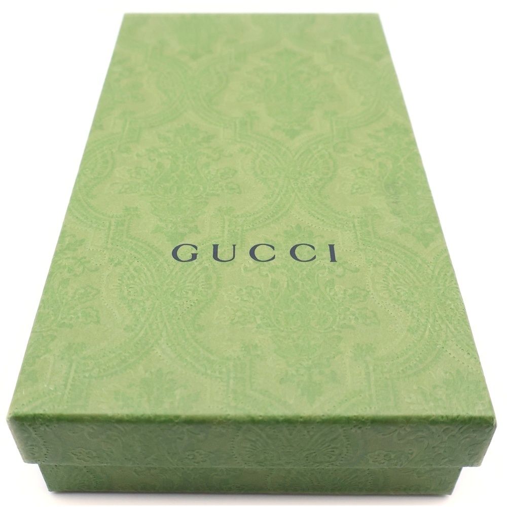 Gucci Petit Marmont Zip Around Wallet Card Case White Leather Silver — view 6