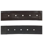 Fendi Zucca FF Logo Dark Brown Gold Canvas Leather Belt — view 7