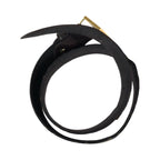 Fendi Zucca FF Logo Dark Brown Gold Canvas Leather Belt — view 4