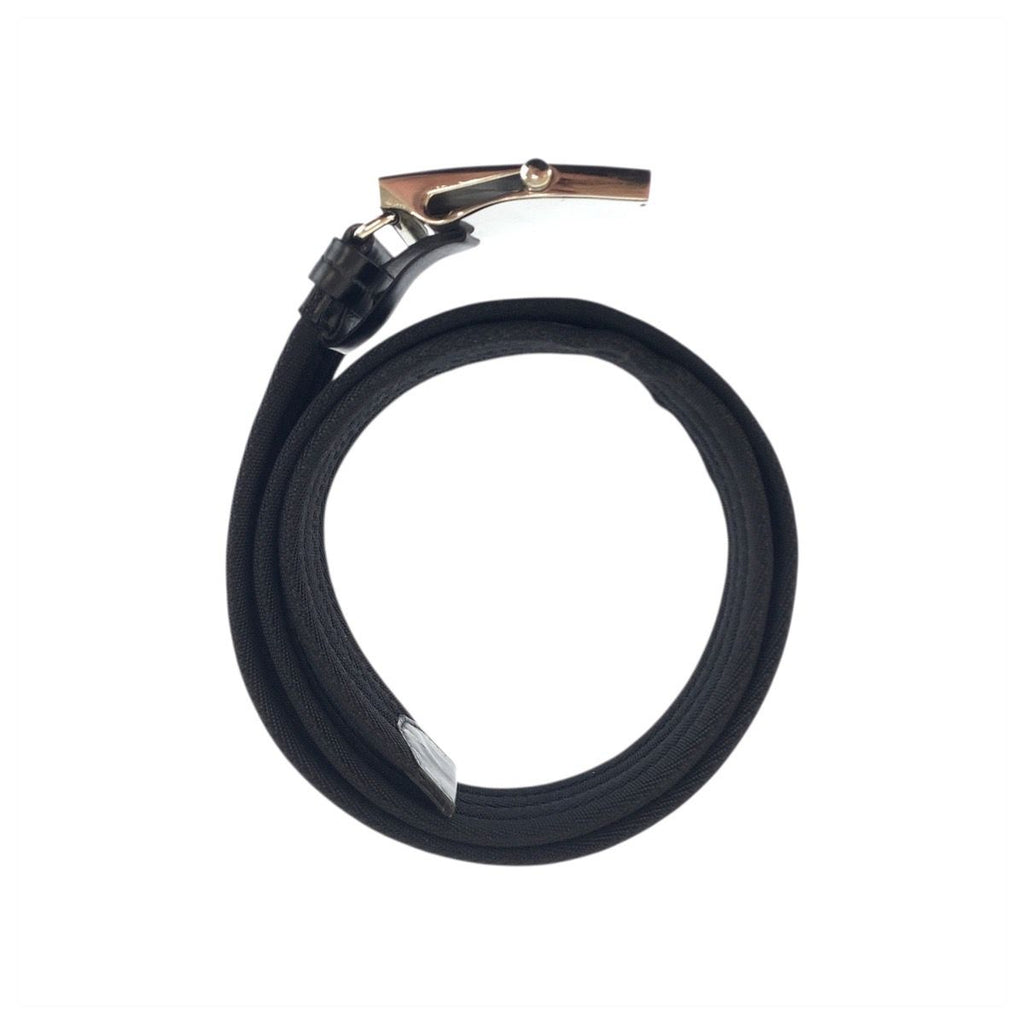 Prada Black Silver Nylon Belt Rolla Buckle — view 4