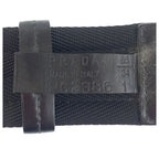 Prada Black Silver Nylon Belt Rolla Buckle — view 6