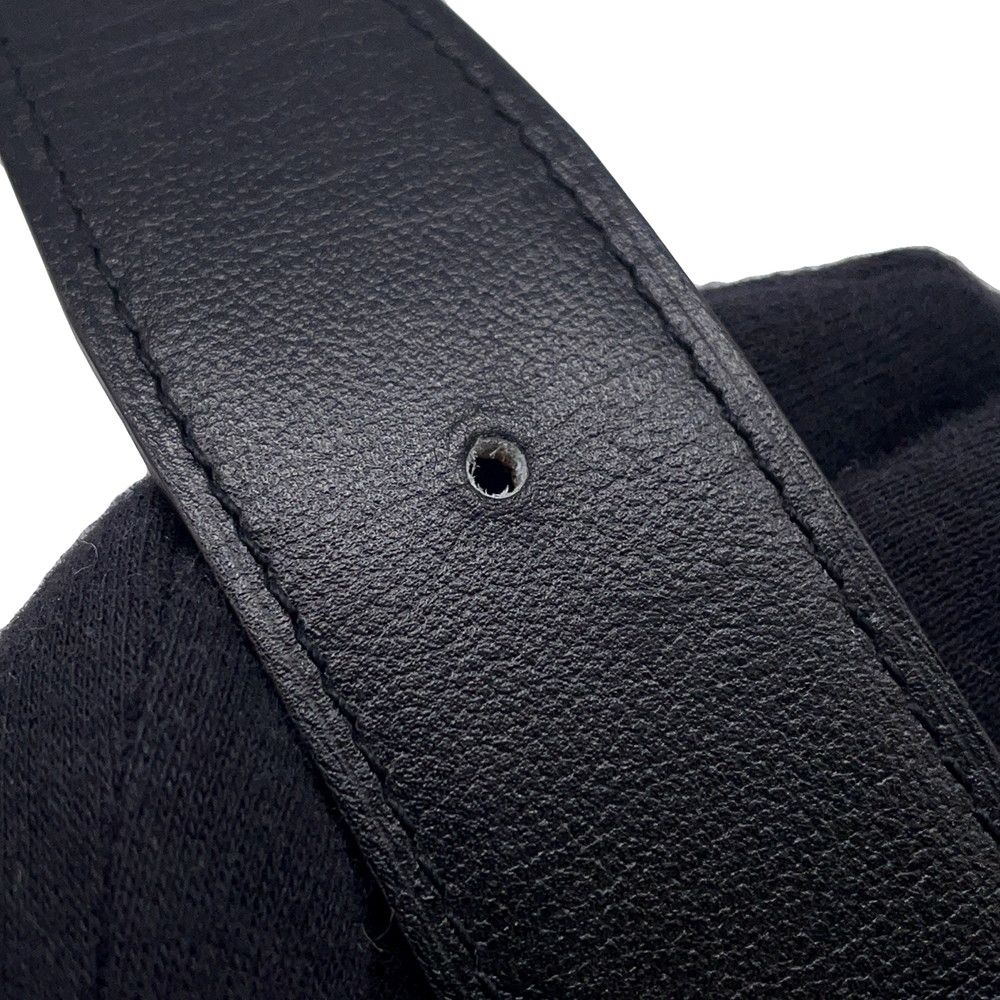 Hermes Belt Yachting 32 Black Gold Box Calf Epsom 95 — view 8