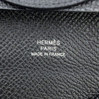 Hermes Coin Case Bastia Black Epsom Purse — view 8