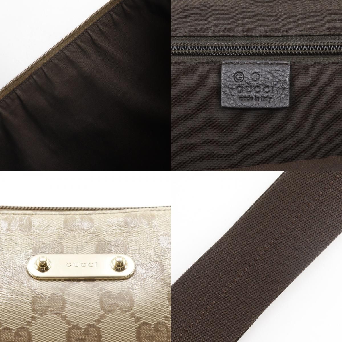Gucci GG Crystal Beige Shoulder Bag — view 9