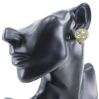 Chanel Clover Plastic Gold Plated 01c Earrings — view 2
