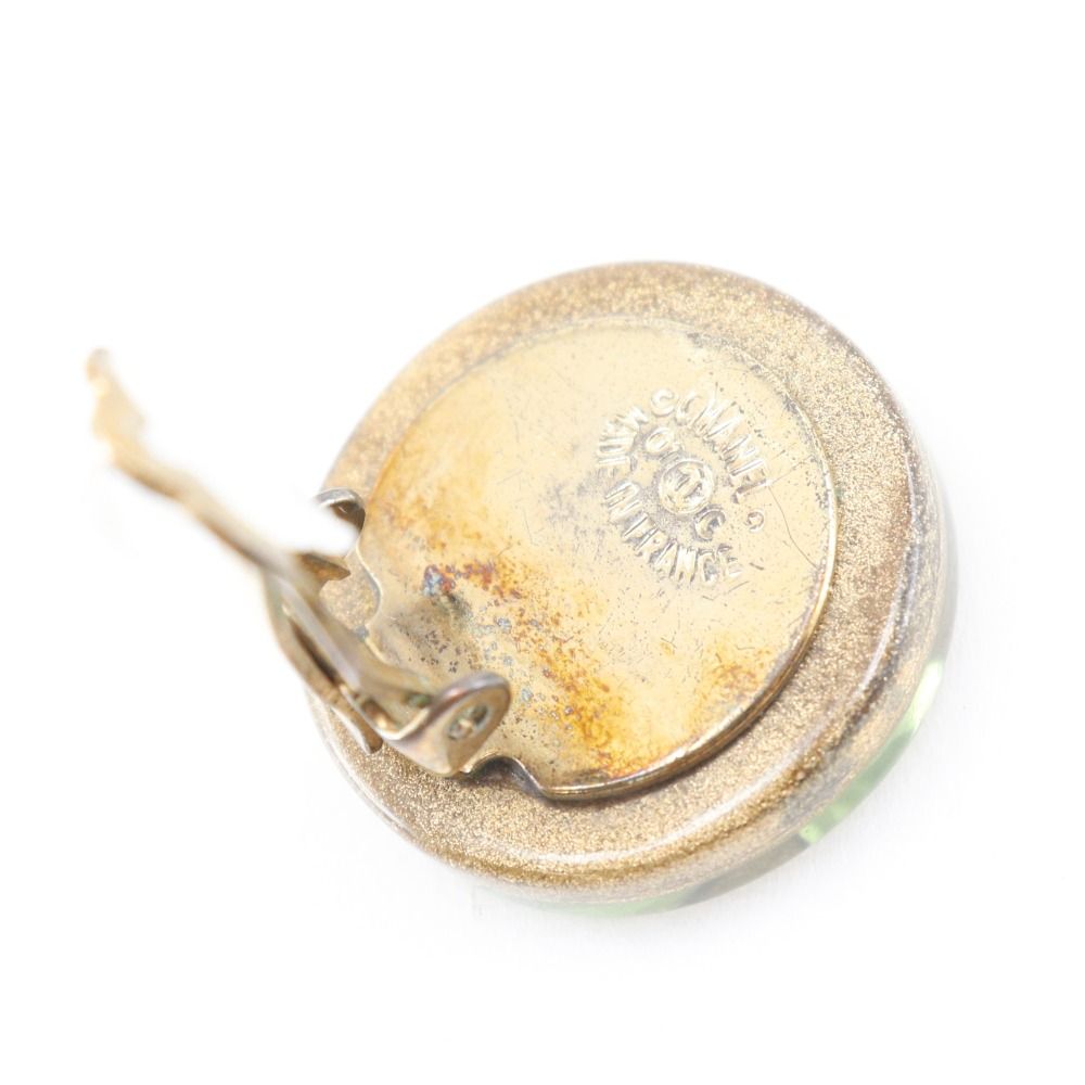 Chanel Clover Plastic Gold Plated 01c Earrings — view 5