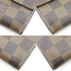 Louis Vuitton Portefeuille Sarah Damier Canvas Brown Wallet — view 5