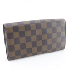 Louis Vuitton Portefeuille Sarah Damier Canvas Brown Wallet — view 3