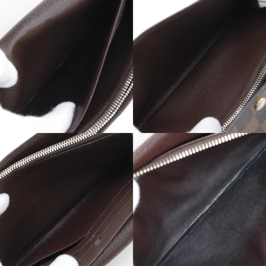 Louis Vuitton Portefeuille Sarah Damier Canvas Brown Wallet — view 7