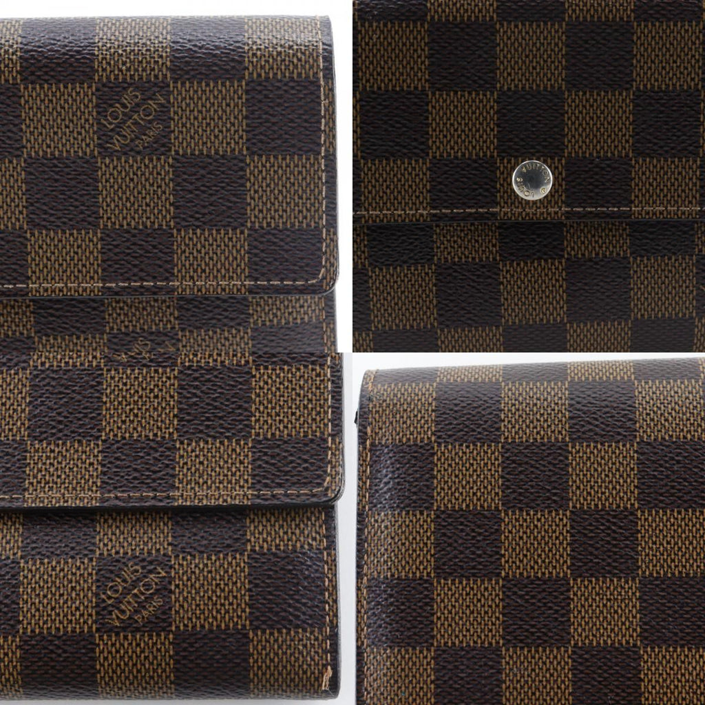 Louis Vuitton Portefeuille Sarah Damier Canvas Brown Wallet — view 8