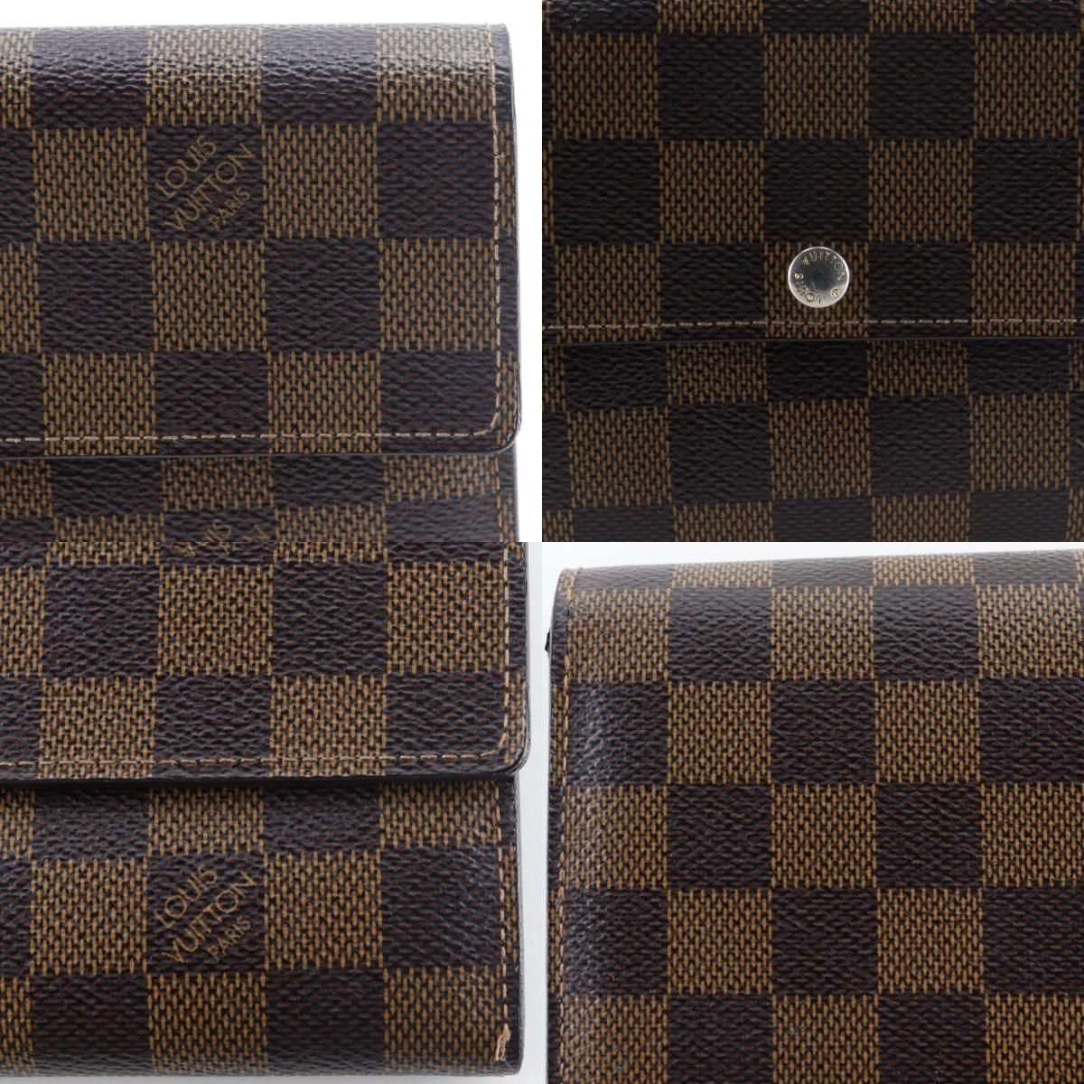 Louis Vuitton Portefeuille Sarah Damier Canvas Brown Wallet — view 8
