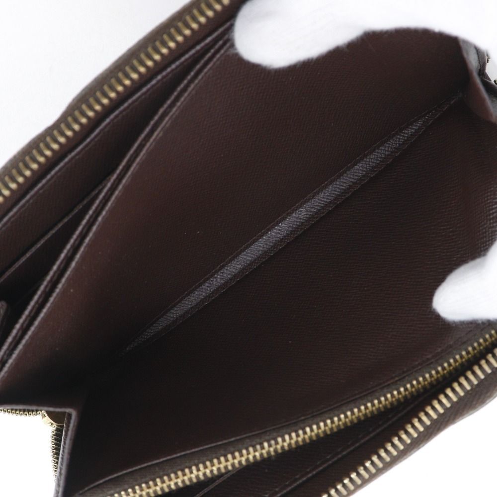 Louis Vuitton Zippy Wallet Damier Canvas Brown — view 7