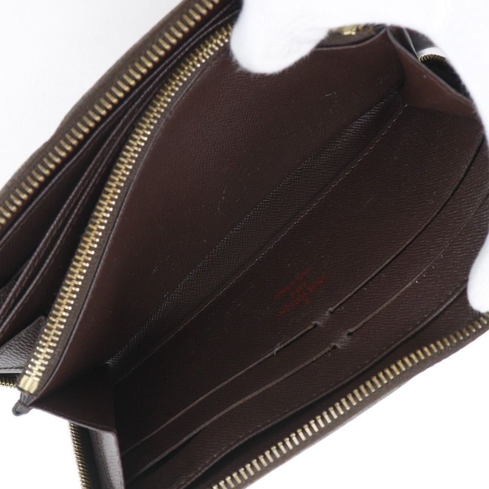 Louis Vuitton Zippy Wallet Damier Canvas Brown — view 6