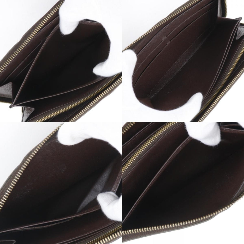Louis Vuitton Zippy Wallet Damier Canvas Brown — view 8