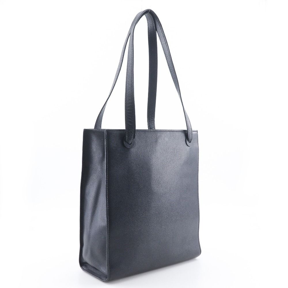 Chanel Logo Caviar Leather Black Tote — view 3