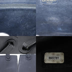 Chanel Logo Caviar Leather Black Tote — view 9