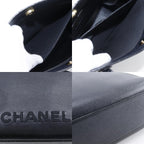 Chanel Logo Caviar Leather Black Tote — view 7