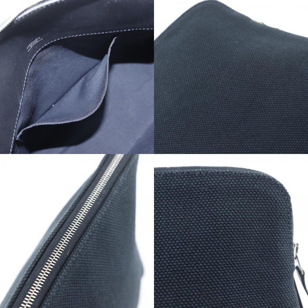 Hermes Eve Pouch Canvas Black — view 9