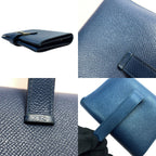 Hermes Bifold Wallet Bearn Compact Gold Black Hhardware — view 4