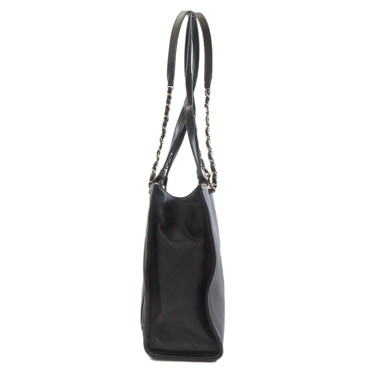 Chanel CC Logo Gold 2-Way Handbag Calf — view 3