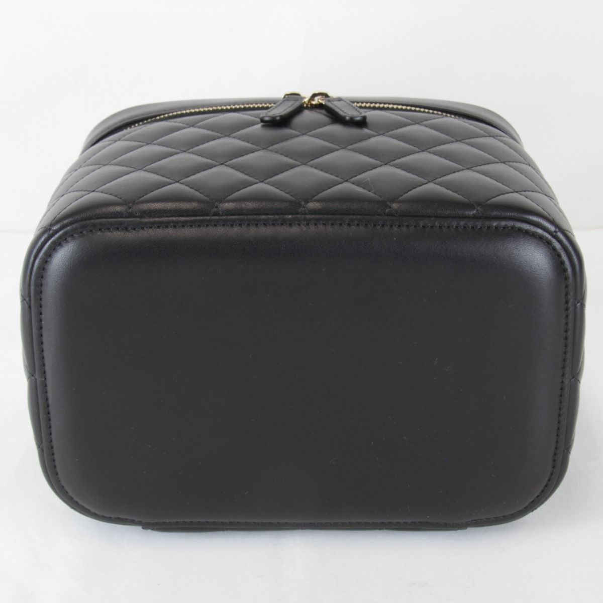 Chanel Quilted Vanity Bag Lambskin Black High Bag — view 8