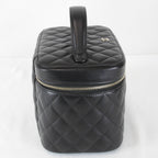 Chanel Quilted Vanity Bag Lambskin Black High Bag — view 5