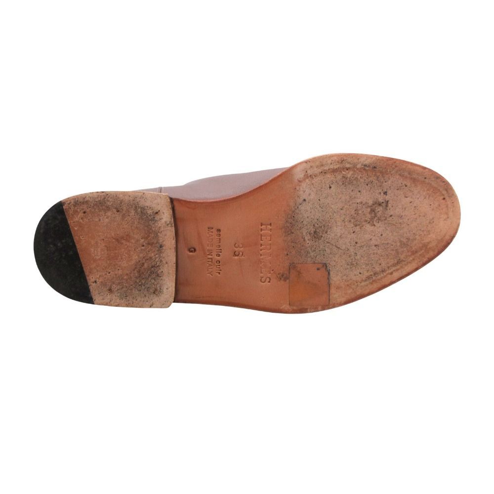 Hermes Kelly Jumping Boots Long Shoes Gray 35 — view 3