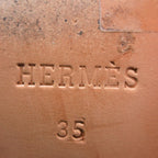 Hermes Kelly Jumping Boots Long Shoes Gray 35 — view 6