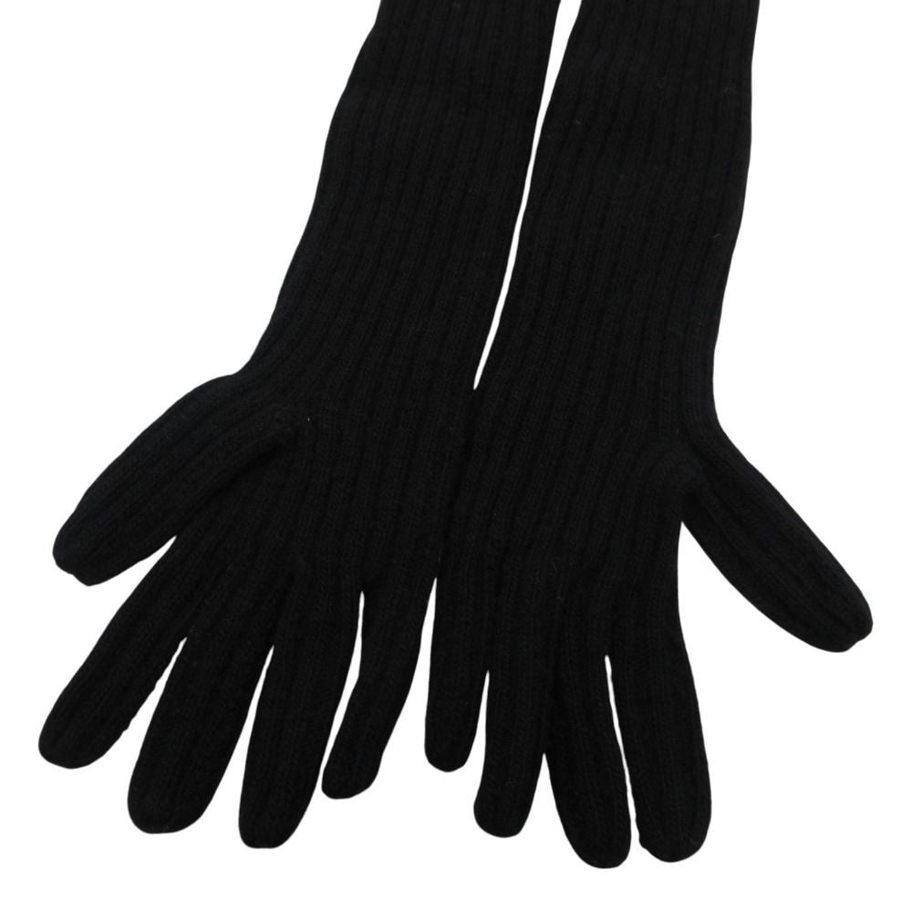 Prada Rib Knit Long Gloves — view 4
