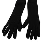 Prada Rib Knit Long Gloves — view 3