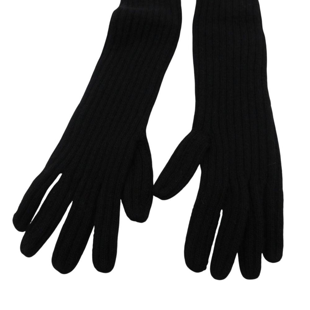 Prada Rib Knit Long Gloves — view 3