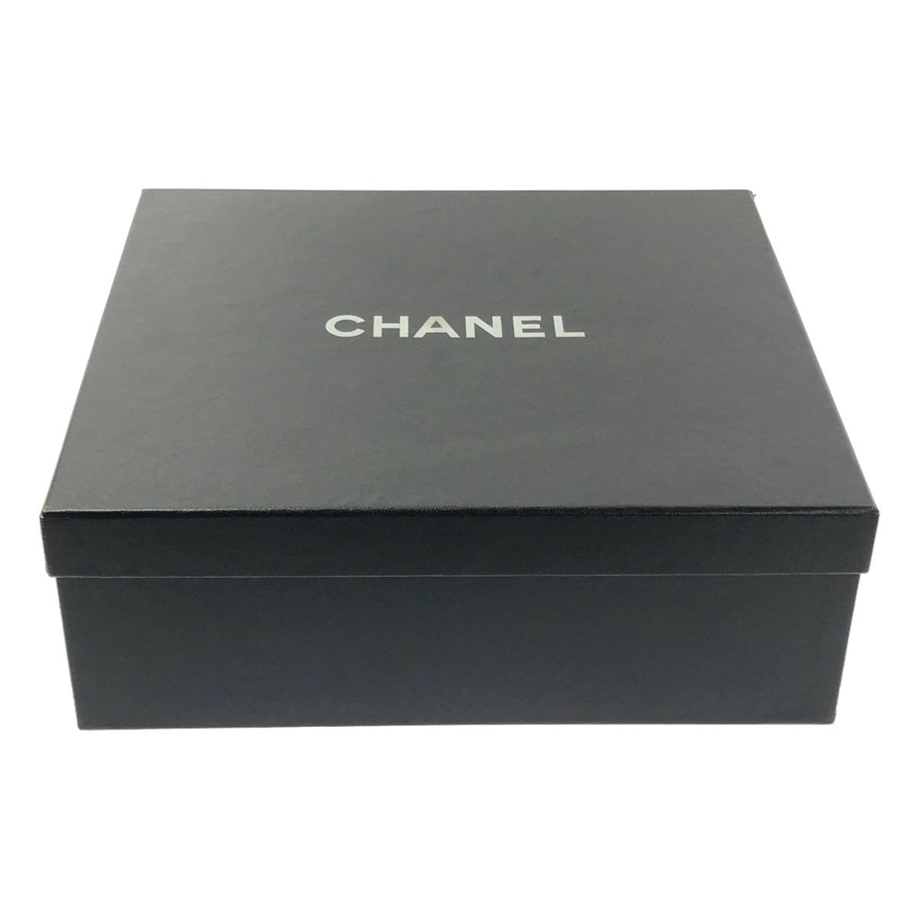 Chanel Leather CC Logo Side Zip Short Boots 38 Black — view 7