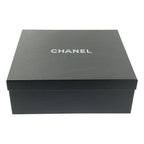 Chanel Leather CC Logo Side Zip Short Boots 38 Black — view 7